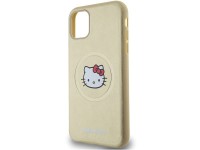 Hello Kitty Leather Kitty Head MagSafe case for iPhone 11 / Xr - gold Hello Kitty Leather Kitty Head MagSafe case for iPhone 11 / Xr - gold