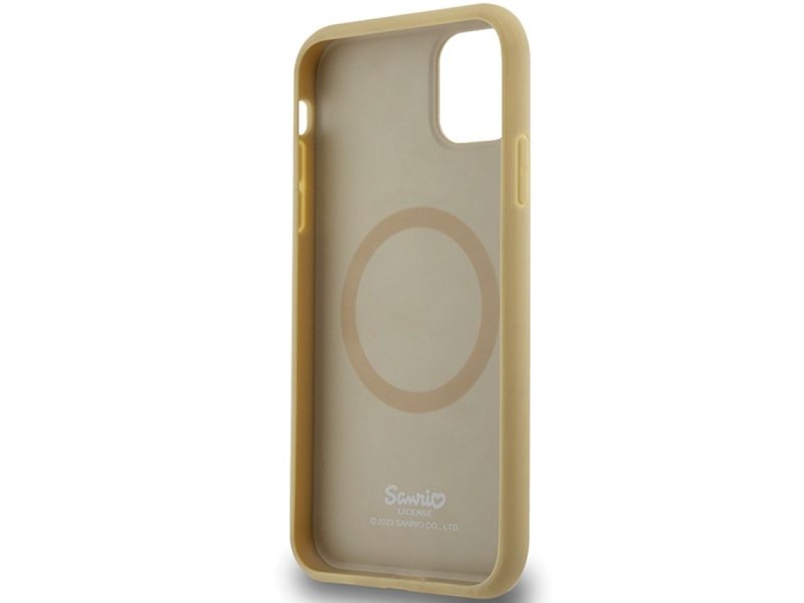 Hello Kitty Leather Kitty Head MagSafe case for iPhone 11 / Xr - gold