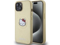 Hello Kitty Leather Kitty Head MagSafe case for iPhone 14 - gold Hello Kitty Leather Kitty Head MagSafe case for iPhone 14 - gold