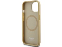 Hello Kitty Leather Kitty Head MagSafe case for iPhone 14 - gold Hello Kitty Leather Kitty Head MagSafe case for iPhone 14 - gold