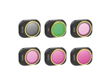 6 Lens Filters MCUV, CPL, ND8/16/32/64 Sunnylife for DJI MINI 4 PRO 6 Lens Filters MCUV, CPL, ND8/16/32/64 Sunnylife for DJI MINI 4 PRO