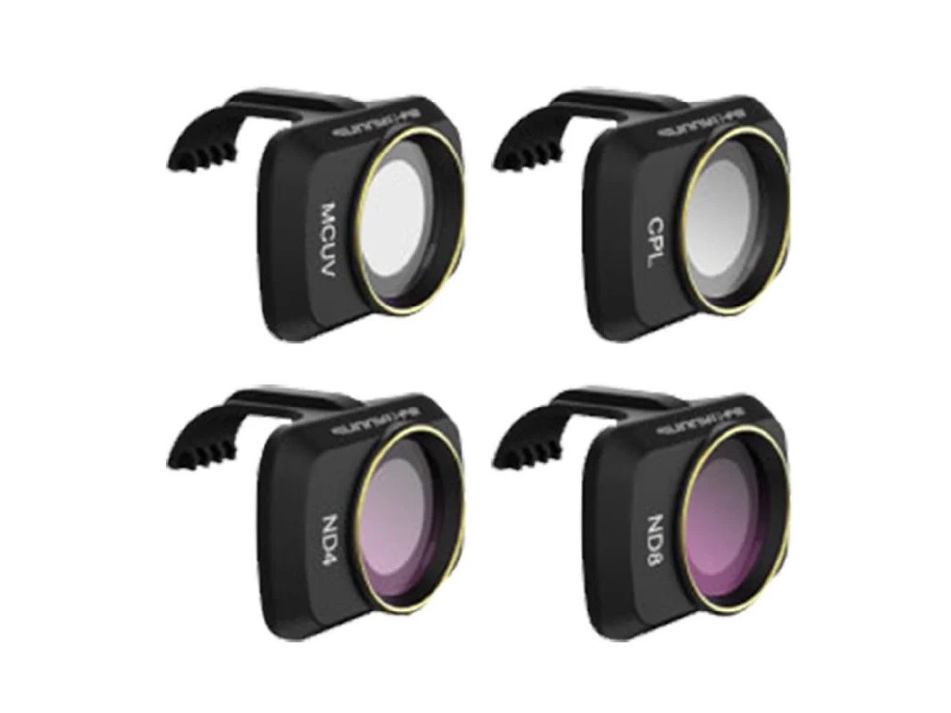 Conjunto de 4 filtros CPL ND 4/8 UV Sunnylife para DJI Mini 2 (MM-FI9257)