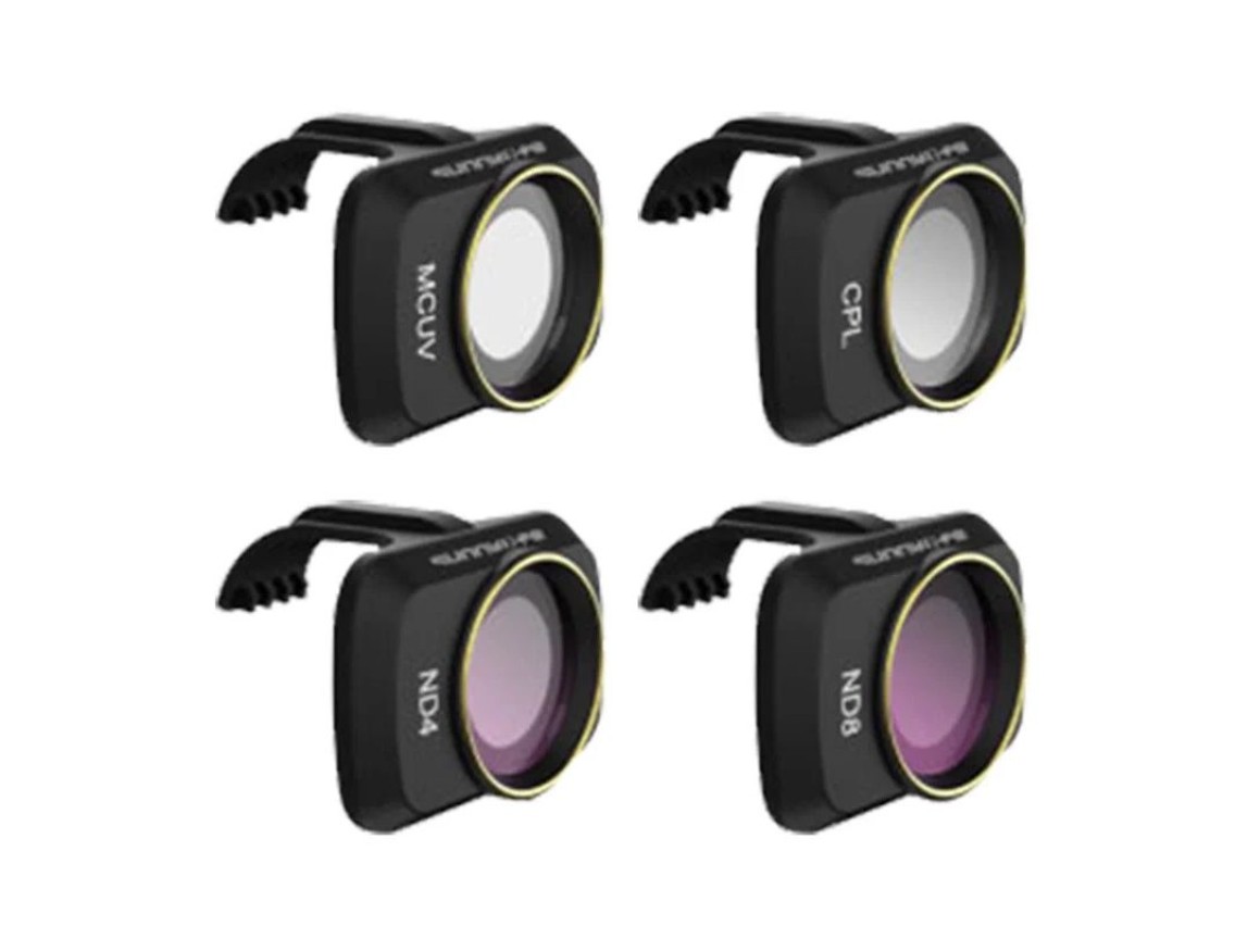 Conjunto de 4 filtros CPL ND 4/8 UV Sunnylife para DJI Mini 2 (MM-FI9257)
