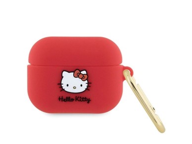 Funda de silicona 3D con cabeza de Hello Kitty para AirPods Pro - fucsia Funda de silicona 3D con cabeza de Hello Kitty para AirPods Pro - fucsia