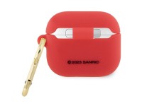 Capa de silicone 3D com a cabeça da Hello Kitty para AirPods 3 - fúcsia Capa de silicone 3D com a cabeça da Hello Kitty para AirPods 3 - fúcsia