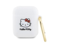 Hello Kitty Silicone 3D Kitty Head case for AirPods 1/2 - white Hello Kitty Silicone 3D Kitty Head case for AirPods 1/2 - white