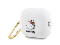 Hello Kitty Silicone 3D Kitty Head case for AirPods Pro 2 (2022/2023) - white Hello Kitty Silicone 3D Kitty Head case for AirPods Pro 2 (2022/2023) - white