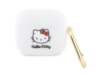 Hello Kitty Silicone 3D Kitty Head case for AirPods 3 - white