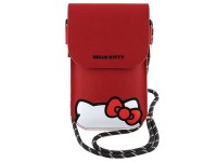 Bolsa Hello Kitty de couro com cord�o para esconder gatinhos - vermelha
