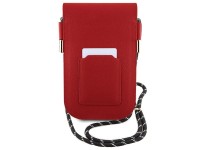 Bolsa Hello Kitty de couro com cord�o para esconder gatinhos - vermelha