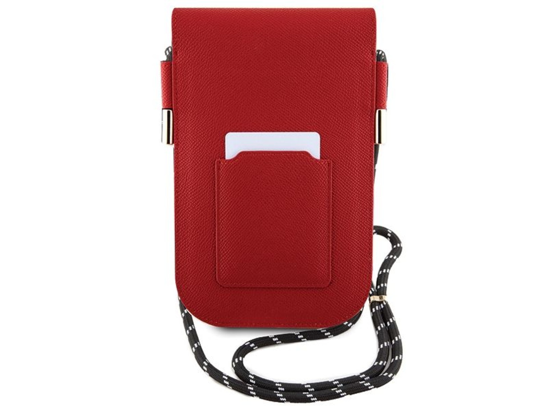 Bolsa Hello Kitty de couro com cordão para esconder gatinhos - vermelha