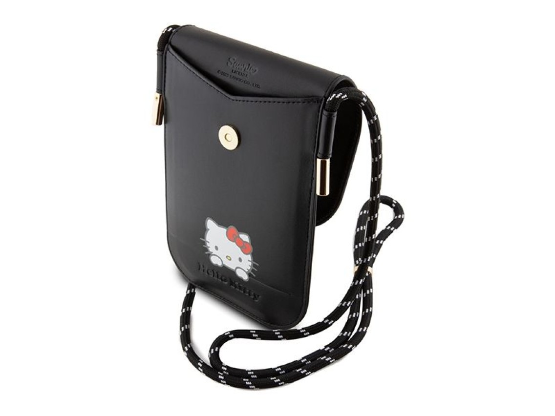 Hello Kitty Leather Daydreaming Cord bag - black