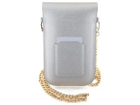 Hello Kitty Leather Metal Logo Chain bag - silver Hello Kitty Leather Metal Logo Chain bag - silver