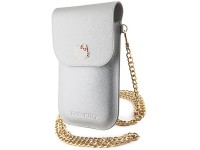 Hello Kitty Leather Metal Logo Chain bag - silver Hello Kitty Leather Metal Logo Chain bag - silver