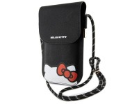 Hello Kitty Leather Hiding Kitty Cord bag - black