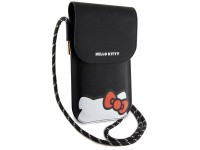 Hello Kitty Leather Hiding Kitty Cord bag - black