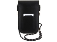 Hello Kitty Leather Hiding Kitty Cord bag - black