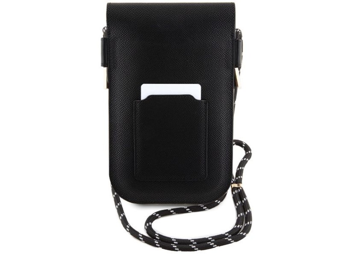 Hello Kitty Leather Hiding Kitty Cord bag - black