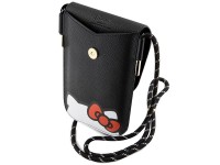 Hello Kitty Leather Hiding Kitty Cord bag - black