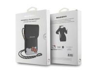 Hello Kitty Leather Hiding Kitty Cord bag - black
