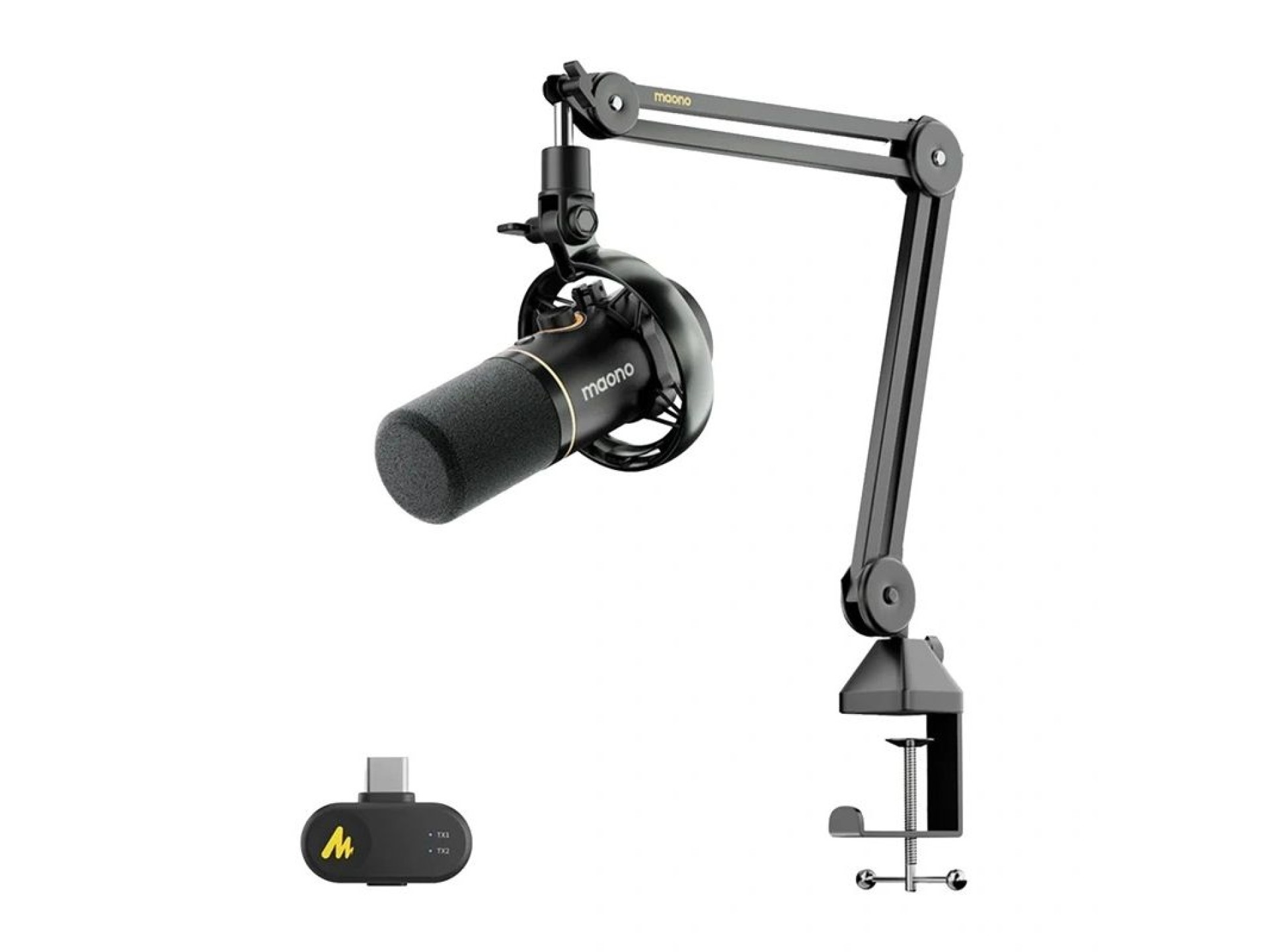 Micrófono dinámico MAONO PD200WS (negro)