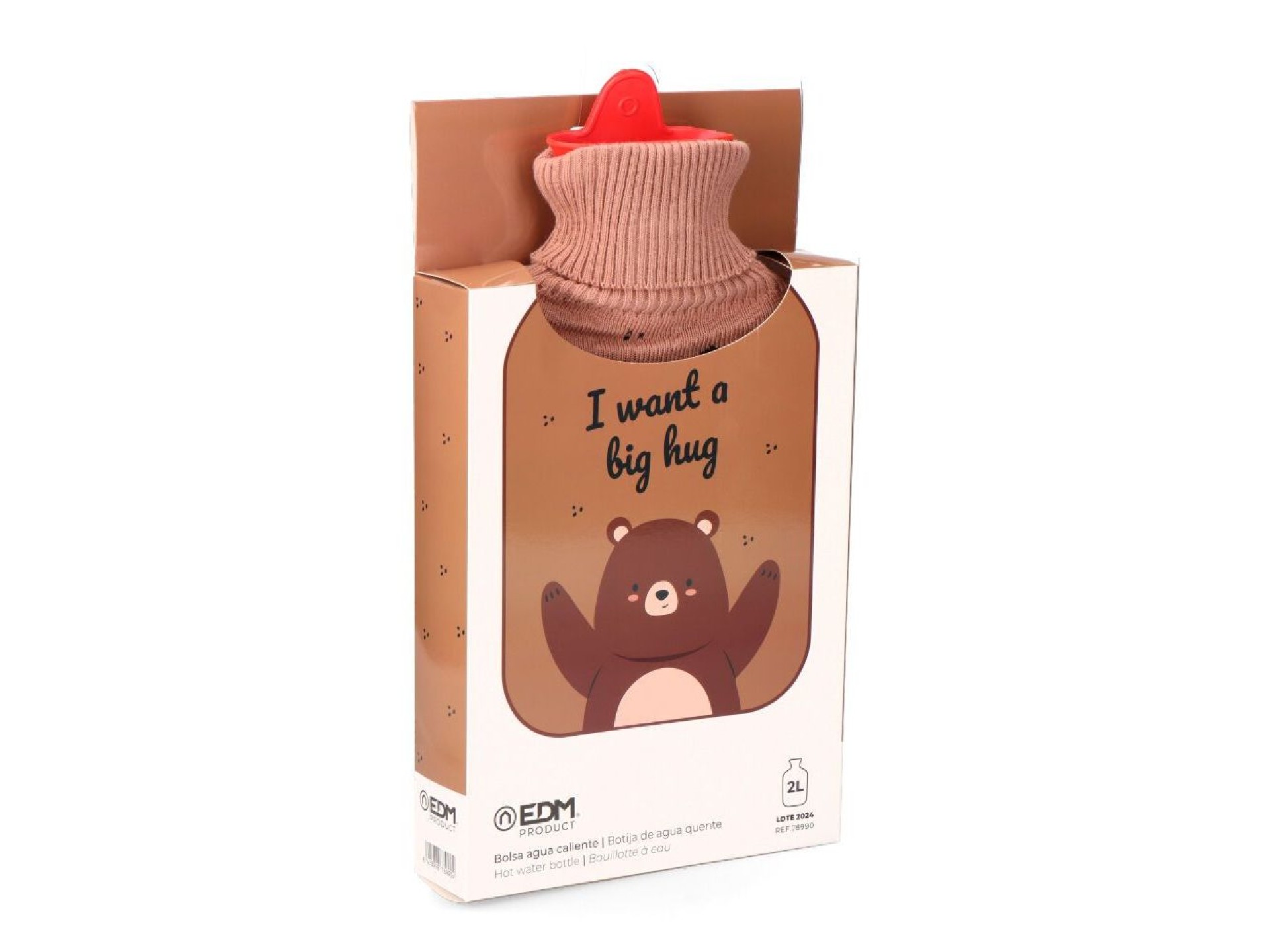 Bolsa de agua caliente 2 l modelo osito