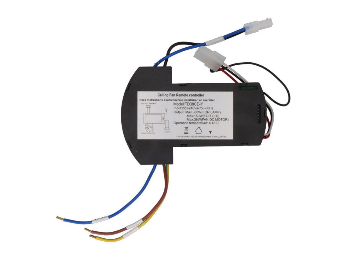 Recambio mando a distancia más receptor para ventilador bering 33821 edm