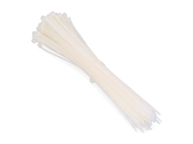Abra�adeiras de nylon de alta qualidade, cor natural, 1030 x 12,7 mm, pacote, 100 un