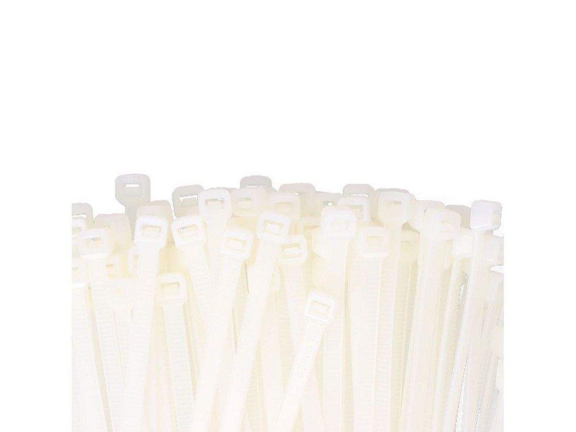 Abraçadeiras de nylon de alta qualidade, cor natural, 1030 x 12,7 mm, pacote, 100 un