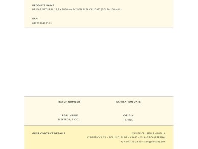 Abra�adeiras de nylon de alta qualidade, cor natural, 1030 x 12,7 mm, pacote, 100 un