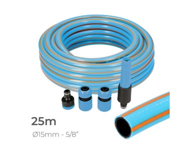 Pro garden hose kit �15 mm, 5/8 in, 25 m