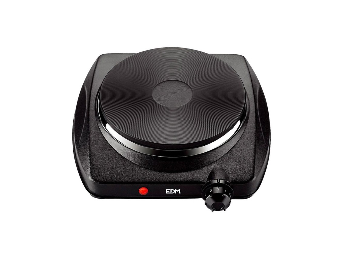 Cozinha eletrica preta 1400w 1 fogo ce/a13 edm