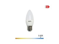 Bombilla vela led e27 5 w 400 lm 6400 k luz fria �3,5 x 10 cm
