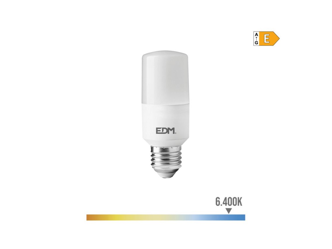 Bombilla tubular led e27 10 w 1100 lm 6400 k luz fria ø4 x 10,7 cm