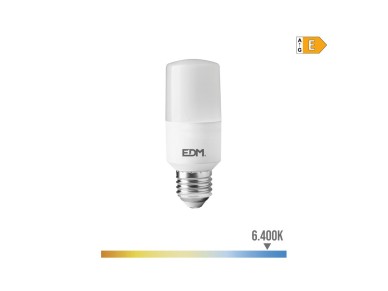 Bombilla tubular led e27 10 w 1100 lm 6400 k luz fria �4 x 10,7 cm