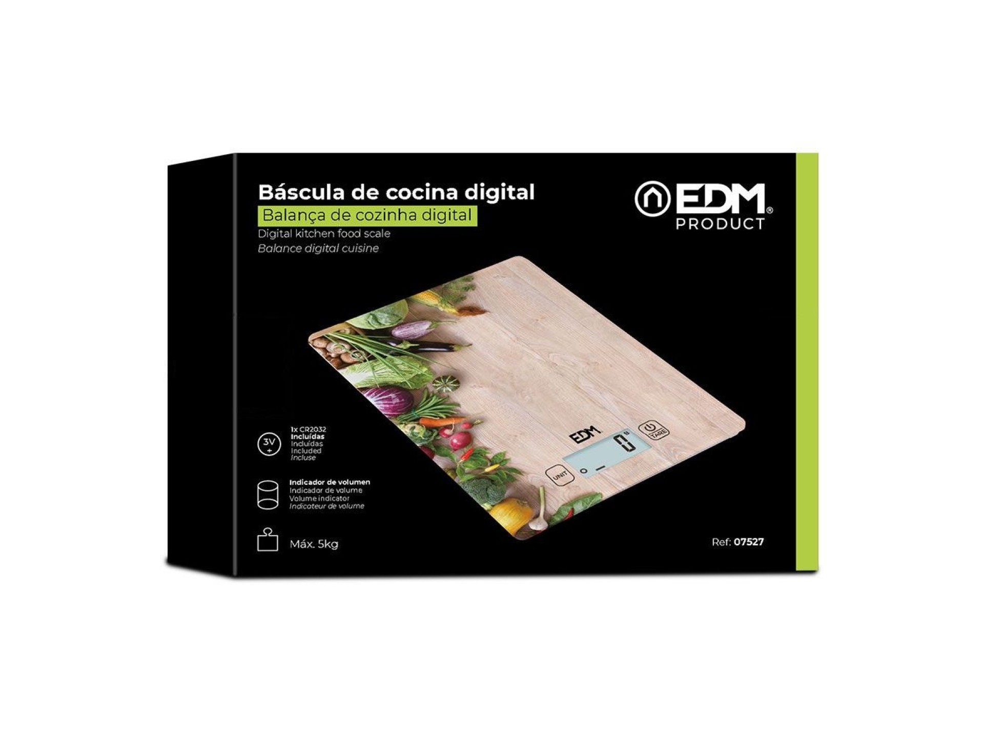 Digital kitchen scale, max. 5kg, mod 2