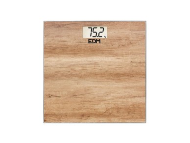 Balan�a digital para casa de banho efeito madeira max. 180kg mod. 3 edm