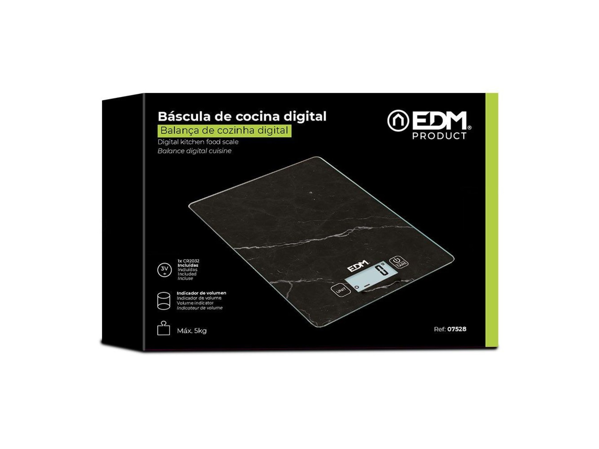 Digital kitchen scale, max. 5kg, mod 3