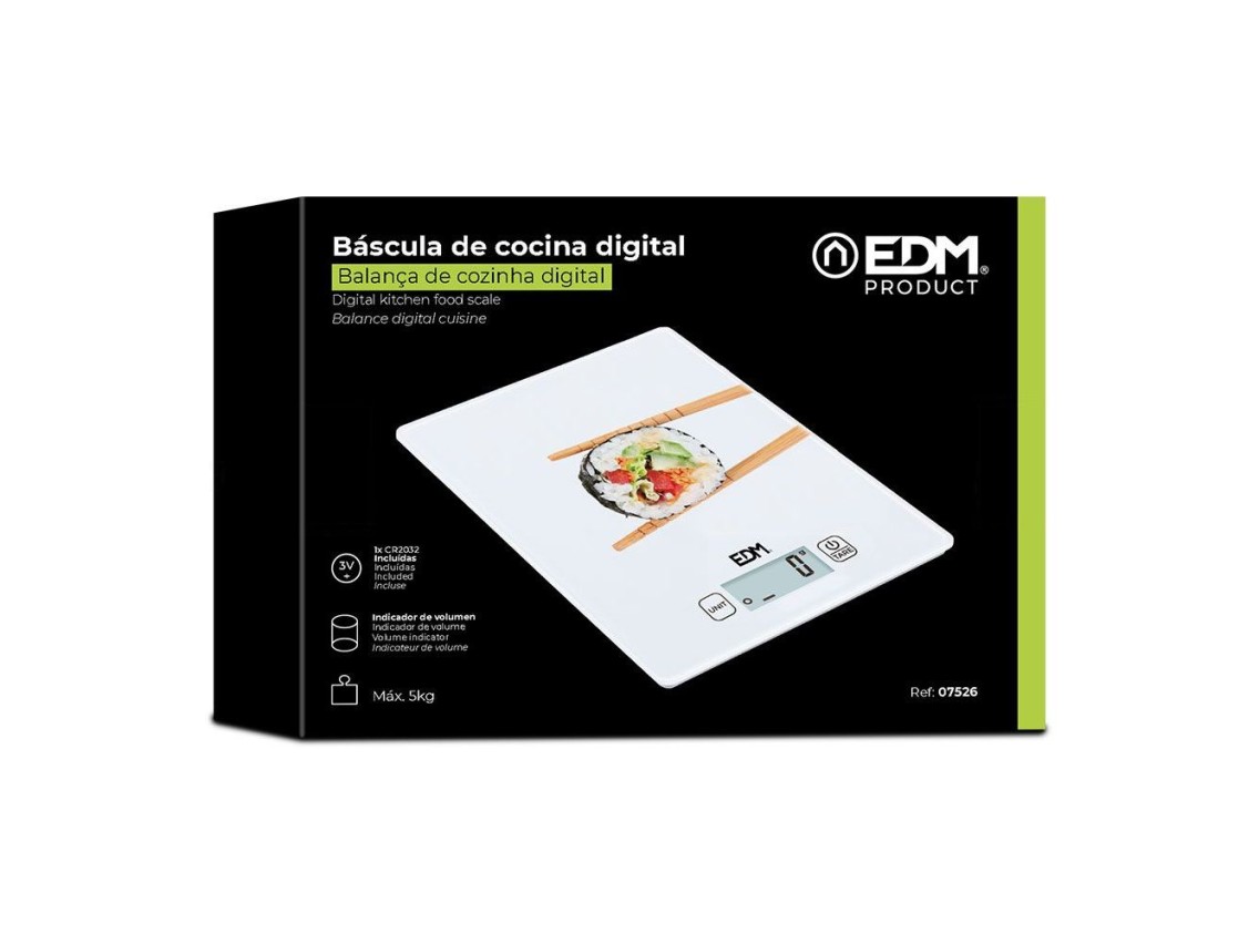 Digital kitchen scale max. 5kg mod 1 edm