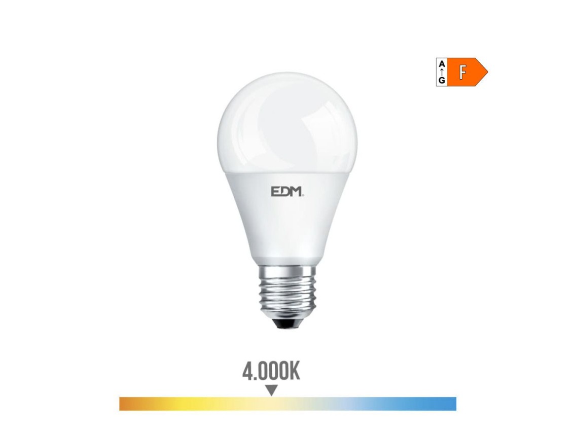 Bombilla standard led e27 20 w 2100 lm 4000 k luz dia ø6,5 x 12,4 cm