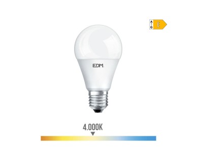 Bombilla standard led e27 17 w 1900 lm 4000 k luz dia ø6,5 x 12,5 cm Bombilla standard led e27 17 w 1900 lm 4000 k luz dia ø6,5 x 12,5 cm