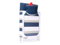 Bolsa de agua caliente 2 l modelo rayas azules Bolsa de agua caliente 2 l modelo rayas azules