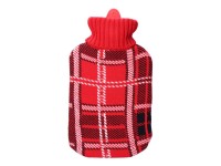 Bolsa de agua caliente 2 l modelo cl�sico escoces rojo