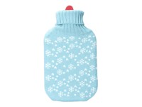 Bolsa de agua caliente 2 l modelo azul copos blancos