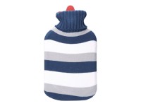 Bolsa de agua caliente 2 l modelo rayas azules