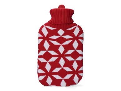 Bolsa de agua caliente 2 l modelo simetrias roja