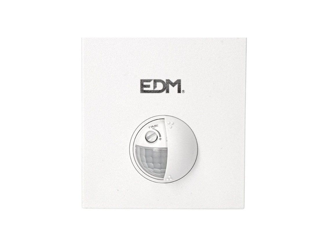 Candeeiro de parede exterior led 10w 1686lm 6400k ip54 6,6x18,8x25cm com sensor de movimento edm