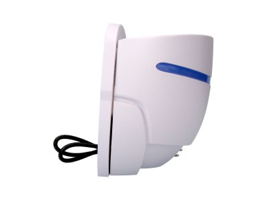 Atrapa insectos con placa adhesiva, uso interior, 1 x 18w, 80 m�, 37,5 x 19,6 cm