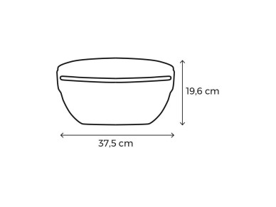 Atrapa insectos con placa adhesiva, uso interior, 1 x 18w, 80 m�, 37,5 x 19,6 cm