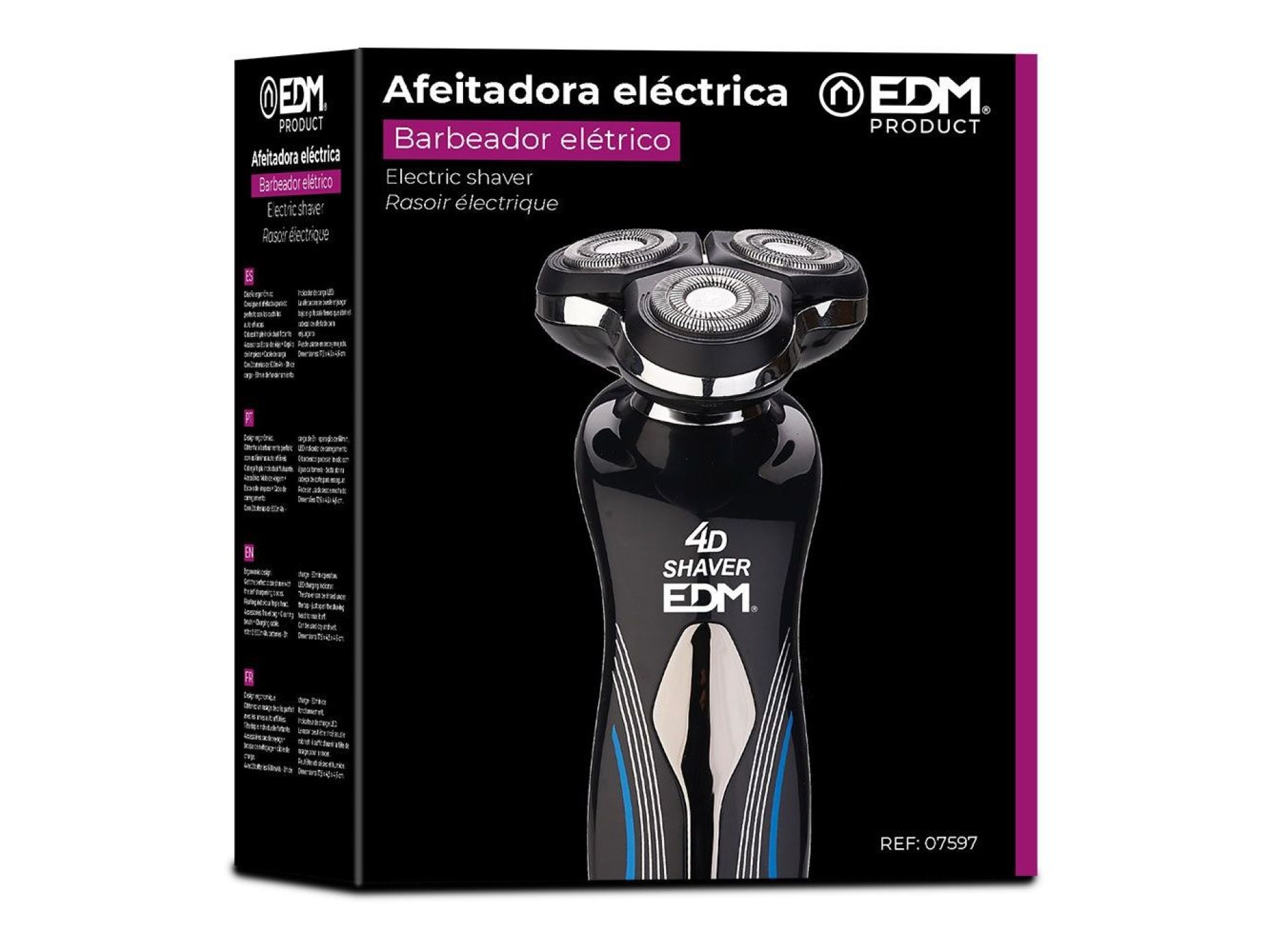 Shaver with battery edm